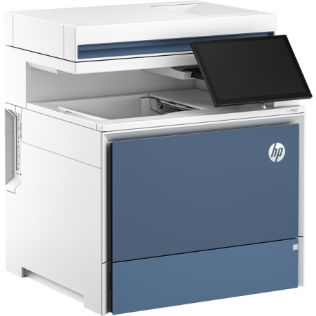 HP LaserJet Enterprise Flow MFP 5800zf - Multifunction printer - colour - laser - Legal (216 x 356 mm) (original) - A4 / Legal (media) - up to 43 ppm (copying) - up to 43 ppm (printing) - 650 sheets - 33.6 Kbps - Gigabit LAN, USB 3.0, USB 2.0 host, USB 3.0 host - 3
