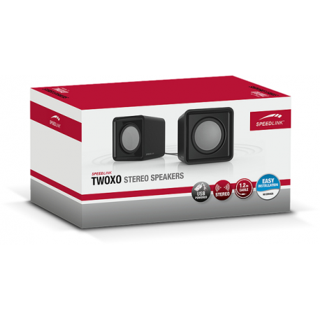 SPEEDLINK TWOXO - Speakers - for PC - black - 2