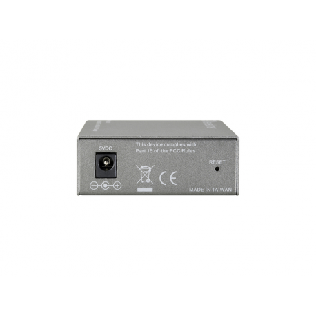 LevelOne Web Smart Series FVS-3120 - Fibre media converter - 100Mb LAN - 10Base-T, 100Base-TX, 100Base-LX - RJ-45 / SC single-mode - up to 20 km - 2