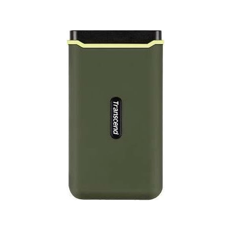 Transcend ESD380C - SSD - 4 TB - external (portable) - USB 3.2 Gen 2x2 - military green - 5