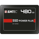 EMTEC X150 Power Plus 3D NAND - Solid state drive - 480 GB - internal - 2.5" - SATA 6Gb / s