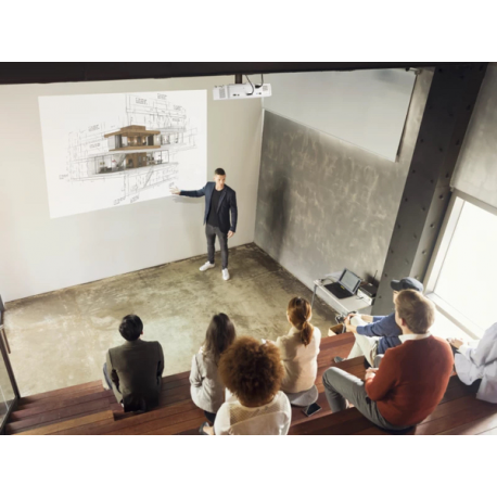 ViewSonic LS610WH - DLP projector - LED - 4000 ANSI lumens - WXGA (1280 x 800) - 16:10 - 720p - zoom lens - 22