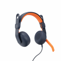 Logitech Zone Learn Over-Ear Wired Headset for Learners, USB-A - Headphones with mic - on-ear - replacement - wired - USB-C