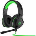 HP Pavilion Gaming 400 - Headset - full size - wired - 3.5 mm jack - acid green - for OMEN by HP Laptop 16; Victus by HP Laptop 15, 16; Laptop 14, 15, 17; Pavilion x360 Laptop