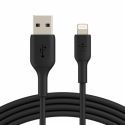 Belkin BOOST CHARGE - Lightning cable - Lightning male to USB male - 1 m - black - for Apple 10.5-inch iPad Pro; 12.9-inch iPad Pro (2nd generation); iPhone 11, 11 Pro, 11 Pro Max, 8, XR, XS, XS Max