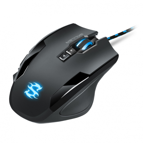 Sharkoon SKILLER SGM1 - Mouse - optical - 12 buttons - wired - 1