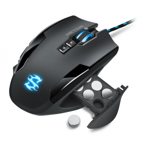 Sharkoon SKILLER SGM1 - Mouse - optical - 12 buttons - wired - 2