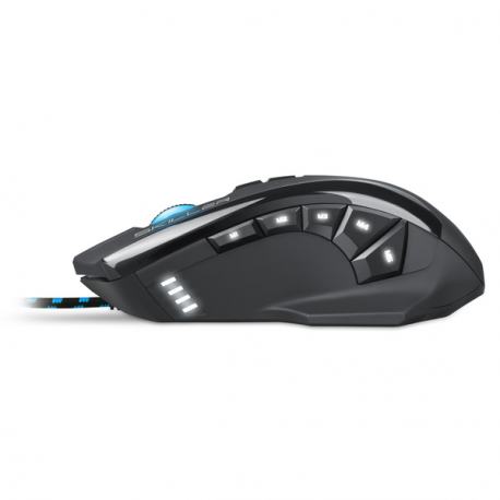 Sharkoon SKILLER SGM1 - Mouse - optical - 12 buttons - wired - 4