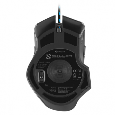 Sharkoon SKILLER SGM1 - Mouse - optical - 12 buttons - wired - 6