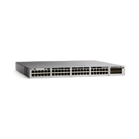 Cisco Catalyst 9300 - Network Essentials - switch - L3 - Managed - 36 x 2.5GBase-T (UPOE) + 12 x 100 / 1000 / 2.5G / 5G / 10G (UPOE) - rack-mountable - UPOE (490 W) - 0