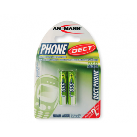 ANSMANN Dect - Battery 2 x AAA - NiMH - 550 mAh - 0