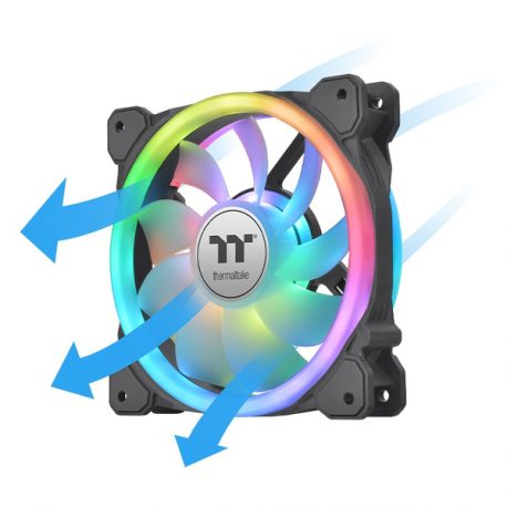 Thermaltake SWAFAN 14 RGB - Case fan - 140 mm (pack of 3) - 2