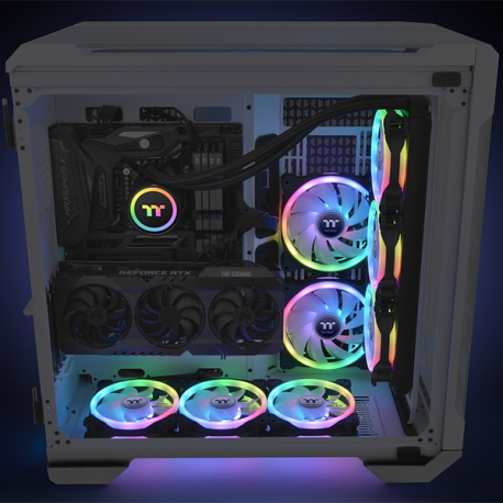 Thermaltake SWAFAN 14 RGB - Case fan - 140 mm (pack of 3) - 4