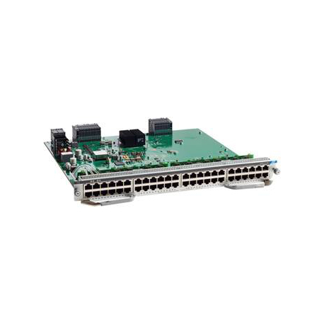 Cisco Catalyst 9400 Series Line Card - Switch - 48 x 10 / 100 / 1000 - plug-in module - UPOE (60 W) - 0