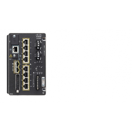 Cisco Catalyst IE3300 Rugged Series - Network Essentials - switch - Managed - 8 x 10/100/1000 + 2 x SFP+ - DIN rail mountable - DC power - 0
