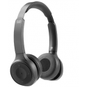 Cisco Headset 730 - Headset - on-ear - Bluetooth - wireless - active noise cancelling - carbon black - with charging stand - for Cisco DX70, DX80; IP DECT Phone 6825; IP Phone 88XX; Unified Wireless IP Phone 8821