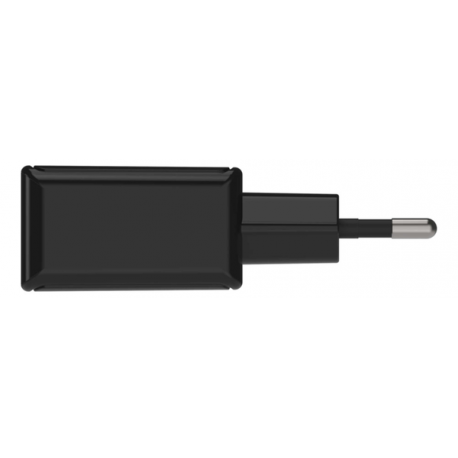 ANSMANN HC218PD - Power adapter - 18 Watt - 3000 mA - PD, QC 3.0 - 2 output connectors (USB, USB-C) - black - 4