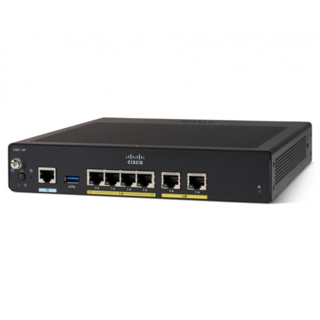 Cisco Integrated Services Router 927 - Router - cable mdm - 4-port switch - GigE - WAN ports: 2 - 2