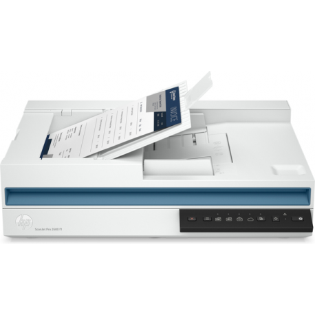 HP Scanjet Pro 2600 f1 - Document scanner - CMOS / CIS - Duplex - A4 / Legal - 1200 dpi x 1200 dpi - up to 25 ppm (mono) / up to 25 ppm (colour) - ADF (60 sheets) - up to 1500 scans per day - USB 2.0 - 9