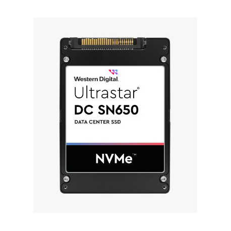 WD Ultrastar DC SN650 WUS5EA1A1ESP5E3 - SSD - 15.36 TB - internal - 2.5" - U.3 PCIe 4.0 (NVMe) - 1