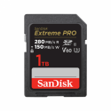 SanDisk Extreme Pro - Flash memory card - 1 TB - Video Class V60  /  UHS-II U3  /  Class10 - SDXC UHS-II