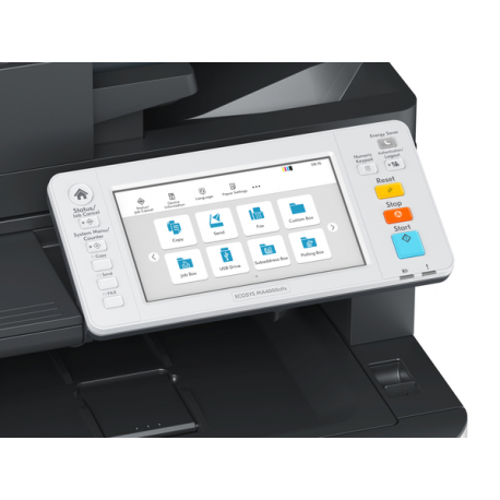 Kyocera ECOSYS MA4000CIFX - Multifunction printer - colour - laser - Legal (216 x 356 mm) / A4 (210 x 297 mm) (original) - A4 / Legal (media) - up to 40 ppm (copying) - up to 40 ppm (printing) - 450 sheets - 33.6 Kbps - USB 2.0, Gigabit LAN, USB host - 3