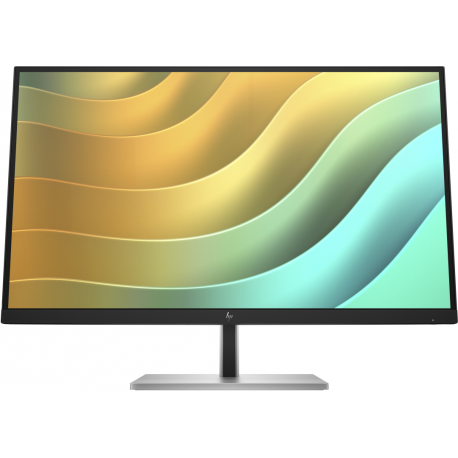 HP E27u G5 PVC Free - E-Series - LED monitor - 27" - 2560 x 1440 QHD @ 75 Hz - IPS - 350 cd / m² - 1000:1 - 5 ms - HDMI, DisplayPort, USB-C - black head, black and silver (stand) - 0