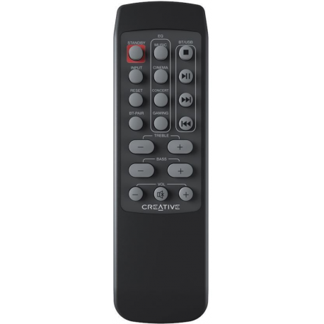 Creative T100 - Speakers - for PC - wireless - Bluetooth - 40 Watt (Total) - black - 5