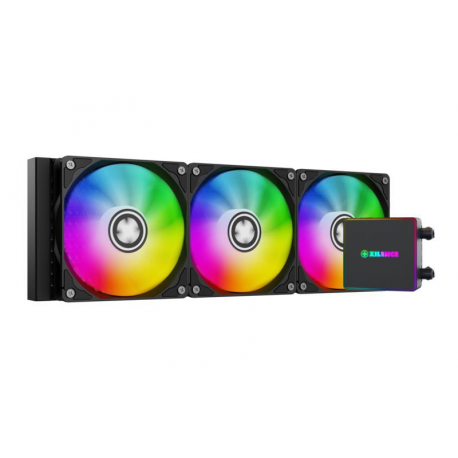 Xilence Performance X Series LiQuRizer LQ360PRO.ARGB - Processor liquid cooling system - (for: LGA1156, LGA1155, LGA2011, LGA1150, LGA1151, AM4, LGA2066, LGA1200, LGA1700, AM5) - copper - 120 mm - black - 0