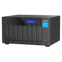 QNAP TVS-h874T - NAS server - 8 bays - SATA 6Gb / s - RAID RAID 0, 1, 5, 6, 10, 50, JBOD, 60 - RAM 64 GB - 2.5 Gigabit Ethernet - iSCSI support