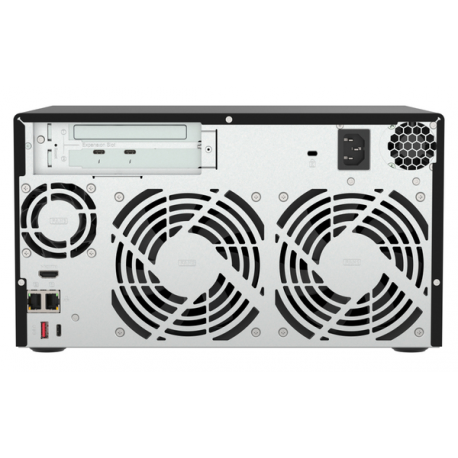 QNAP TVS-h874T - NAS server - 8 bays - SATA 6Gb / s - RAID RAID 0, 1, 5, 6, 10, 50, JBOD, 60 - RAM 64 GB - 2.5 Gigabit Ethernet - iSCSI support - 4