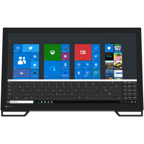 EIZO DuraVision FDF2382WT-A - LED monitor - 23" - touchscreen - 1920 x 1080 Full HD (1080p) - IPS - 260 cd / m² - 1000:1 - 11 ms - HDMI, VGA, DisplayPort - speakers - black - 0