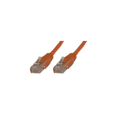 MicroConnect - Network cable - RJ-45 (M) to RJ-45 (M) - 15 m - UTP - CAT 6 - orange - 0