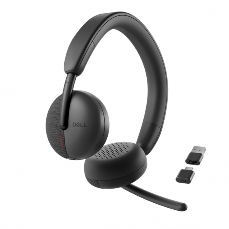 Dell Wireless Headset WL3024 - Headset - on-ear - vertical - Bluetooth - wireless - Zoom Certified, Certified for Microsoft Teams - 5