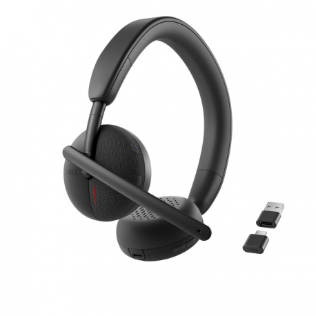 Dell Wireless Headset WL3024 - Headset - on-ear - vertical - Bluetooth - wireless - Zoom Certified, Certified for Microsoft Teams - 10