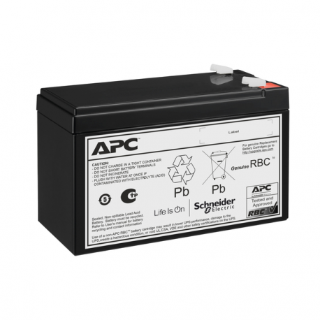 APC Replacement Battery Cartridge #177 - UPS battery - 6 x battery - Lead Acid - 7 Ah - black - 1