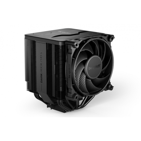 be quiet! Dark Rock PRO 5 - Processor cooler - (for: LGA1155, LGA1150, LGA1151, AM4, LGA1200, LGA1700, AM5) - aluminium and copper - 135 mm - black - 18