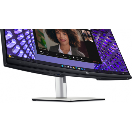 Dell P3424WEB - LED monitor - curved - 34" (34.14" viewable) - 3440 x 1440 UWQHD @ 60 Hz - IPS - 300 cd / m² - 1000:1 - 5 ms - HDMI, DisplayPort, USB-C - speakers - with 3 years Advanced Exchange Basic Warranty - 7