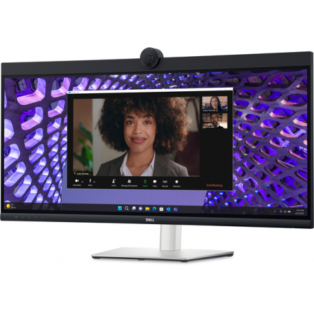 Dell P3424WEB - LED monitor - curved - 34" (34.14" viewable) - 3440 x 1440 UWQHD @ 60 Hz - IPS - 300 cd / m² - 1000:1 - 5 ms - HDMI, DisplayPort, USB-C - speakers - with 3 years Advanced Exchange Basic Warranty - 11