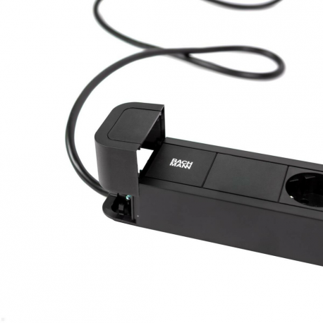 Bachmann PRIMO 2 - Power strip - output connectors: 6 (6 x power) - 2 m cord - black - 2
