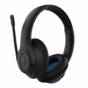 Belkin SoundForm Inspire - Headphones with mic - over ear - Bluetooth - wireless, wired - 3.5 mm jack - black