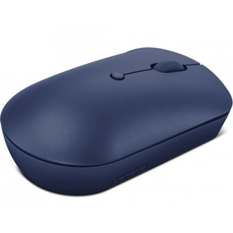 Lenovo - Mouse - compact - right and left-handed - optical - 4 buttons - wireless - 2.4 GHz - USB-C wireless receiver - abyss blue - brown box - CRU - 2