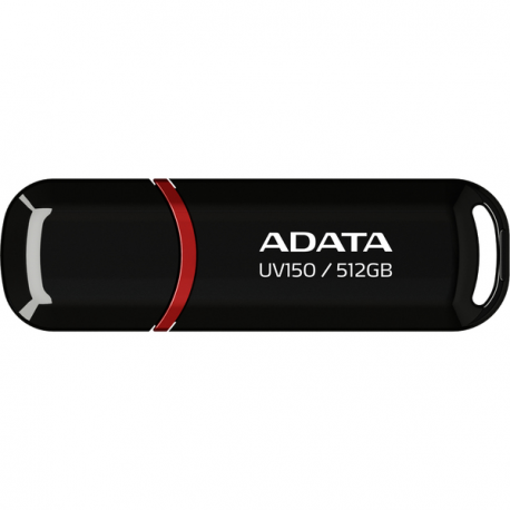 ADATA DashDrive UV150 - USB flash drive - 512 GB - USB 3.2 Gen 1 - black - 0