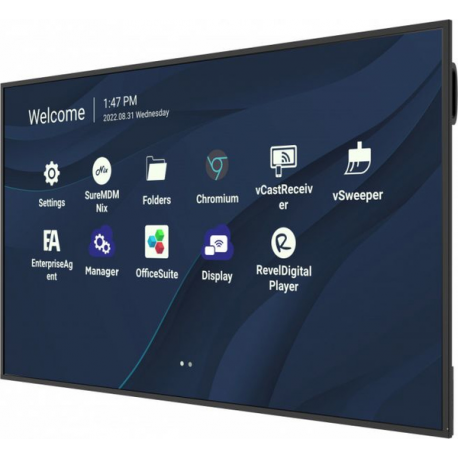 ViewSonic CDE7530 - 75" Diagonal Class CDE30 Series LED-backlit LCD display - digital signage - with built-in SoC media player - 4K UHD (2160p) 3840 x 2160 - Direct LED - 5
