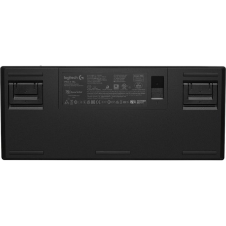 Logitech G PRO X - Keyboard - tenkeyless - backlit - Bluetooth, 2.4 GHz - key switch: GX Red Linear - black - 1