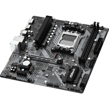 ASRock B650M-H / M.2+ - Motherboard - micro ATX - Socket AM5 - AMD B650 Chipset - USB 3.2 Gen 1, USB-C 3.2 Gen 1 - Gigabit LAN - onboard graphics (CPU required) - HD Audio (8-channel) - 3
