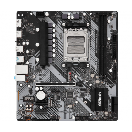 ASRock B650M-H / M.2+ - Motherboard - micro ATX - Socket AM5 - AMD B650 Chipset - USB 3.2 Gen 1, USB-C 3.2 Gen 1 - Gigabit LAN - onboard graphics (CPU required) - HD Audio (8-channel) - 4