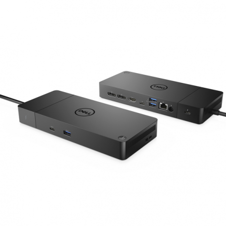 Dell Thunderbolt Dock WD19TBS - Docking station - USB-C  /  Thunderbolt 3 - HDMI, 2 x DP, Thunderbolt, USB-C - 1GbE - 180 Watt - with 3 years Advanced Exchange Service - Disti SNS - for Latitude 53XX, 54XX, 73XX, 74XX, 7520, 9420, 95XX; Precision 35XX; XPS 15 95XX, 17 97XX - 0