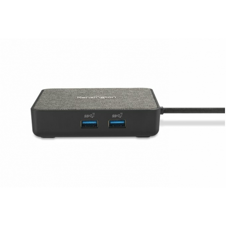 Kensington MD120U4 - Docking station - USB-C / USB4 / Thunderbolt 3 / Thunderbolt 4 - 2 x HDMI - GigE, 2.5 GigE - 1