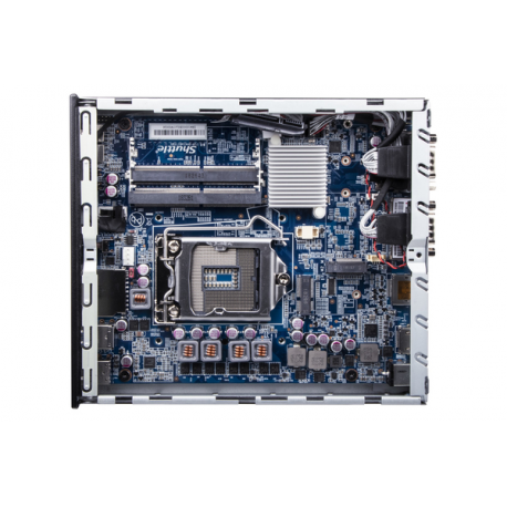 Shuttle XPC slim DH610 - Barebone - Slim-PC - LGA1700 Socket - Intel H610 - no CPU - RAM 0 GB - GigE, 2.5 GigE - black - 1